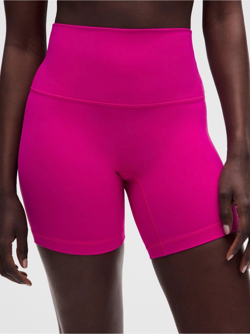 Nwt Lululemon Athletica 6in Shorts! High-Waist Hot Pink
